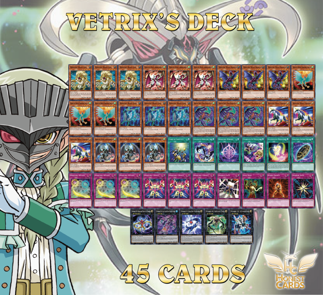 Yugioh ZeXal! Complete Vetrix Deck! Acid Golem + Illumiknight + C
