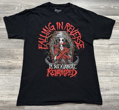 Falling In Reverse Shirt I m Not A Vampire Revamped Mens Medium Band Tee