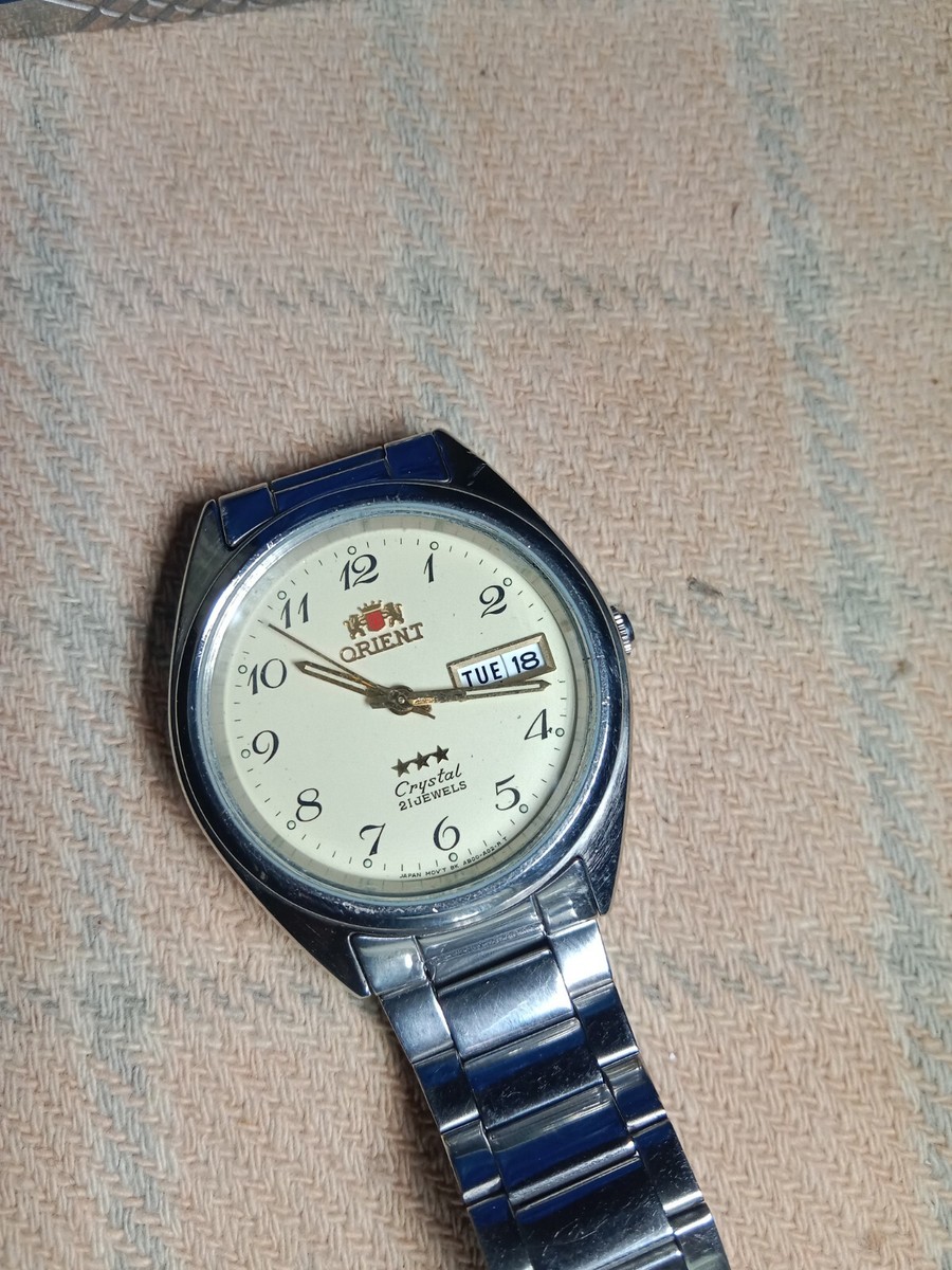 Orient Men's AB00-C0-A CA U5 Tri Star Stainless Steel Watch | eBay