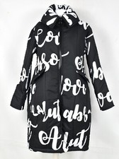 Chalona/absolut German Designer Zipper Balloon Stepper Padded Coat Size M/l