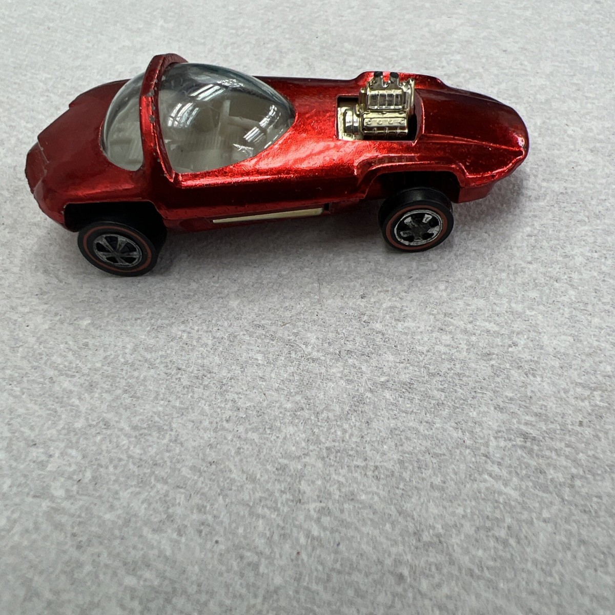 Hot Wheels Redline Silhouette 1967 Red White Int. Made In United