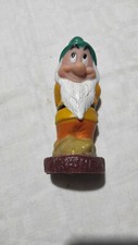 BIANCANEVE E I SETTE NANI GIOCATTOLI IN GOMMA PLASTICA MORBIDA VINTAGE MAMMOLO
