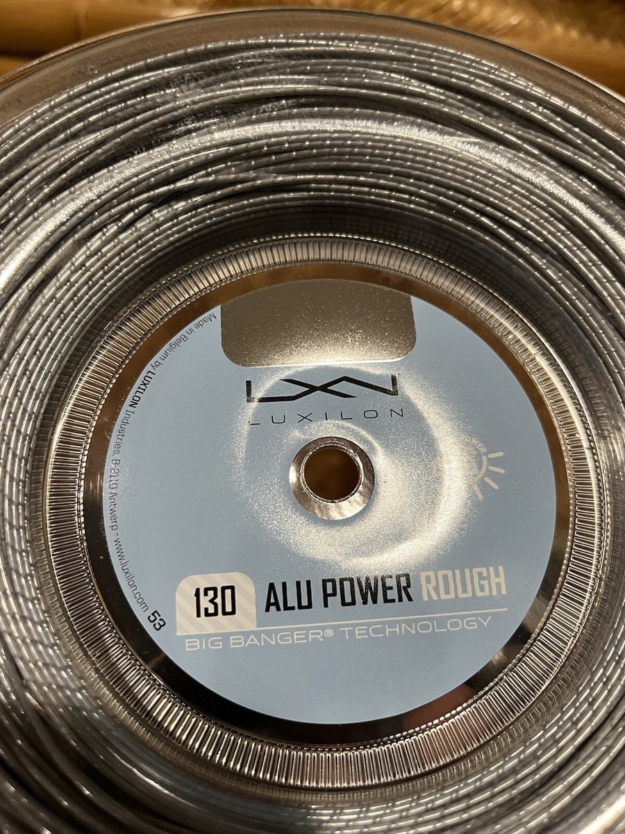 New Luxilon ALU Power Rough 130 Reel 16 (1.30mm Tennis String