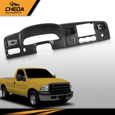 Fit For Ford F-250 Super Duty 2005-2007 Dash Bezel Black Dash Board Surround