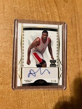 2022-23 Leaf Trinity Basketball - Darius Days - Gold XRC Auto #'d 2/10