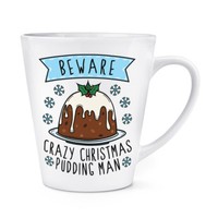 Beware VerrüCkte Weihnachten Pudding Mann 341Ml Latte Becher - Lustig Geheimer