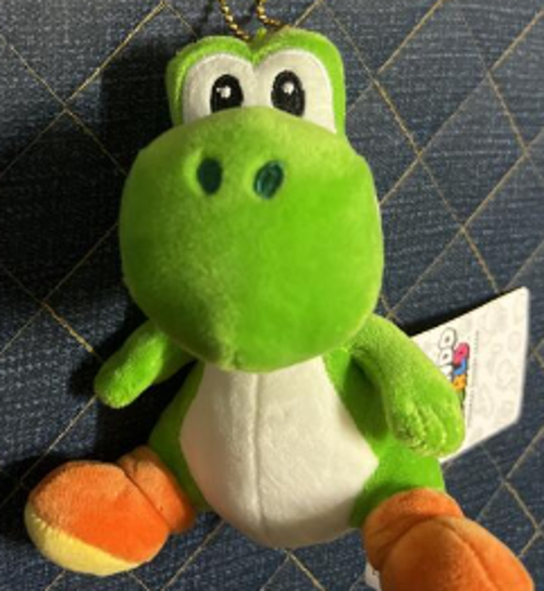 USJ Super Nintendo World Yoshi Plush keychain Red Tag Japan