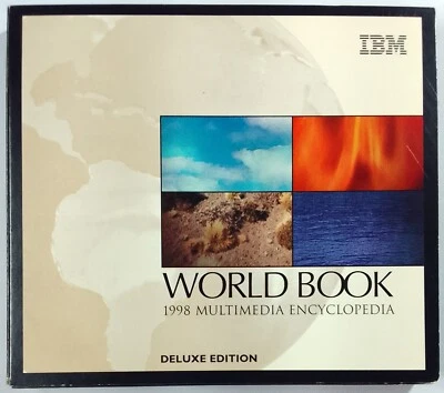 IBM World Book 1998 Multimedia Encyclopedia Deluxe Edition (PC CD-ROM) • TESTED - Image 1 of 4