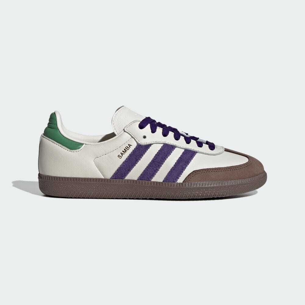 ID8349 adidas Originals Samba OG Off White Collegiate Purple ID8349 adidas Originals Samba OG Off White Collegiate Purple