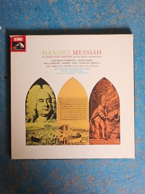 Handel Messiah (Basil Lam Edition) English Chamber Orchestra 3 Disc 12 Vinyl Set
