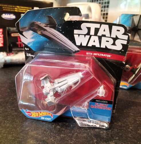 4 STAR WARS Y WING FIGHTER REYS SPEEDER SITH INFILTRATOR TIE NEW HOT WHEELS - Picture 4 of 7