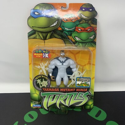 Teenage Mutant Ninja Turtles Silver Sentry 2004 MOC TMNT Vintage Action Figure