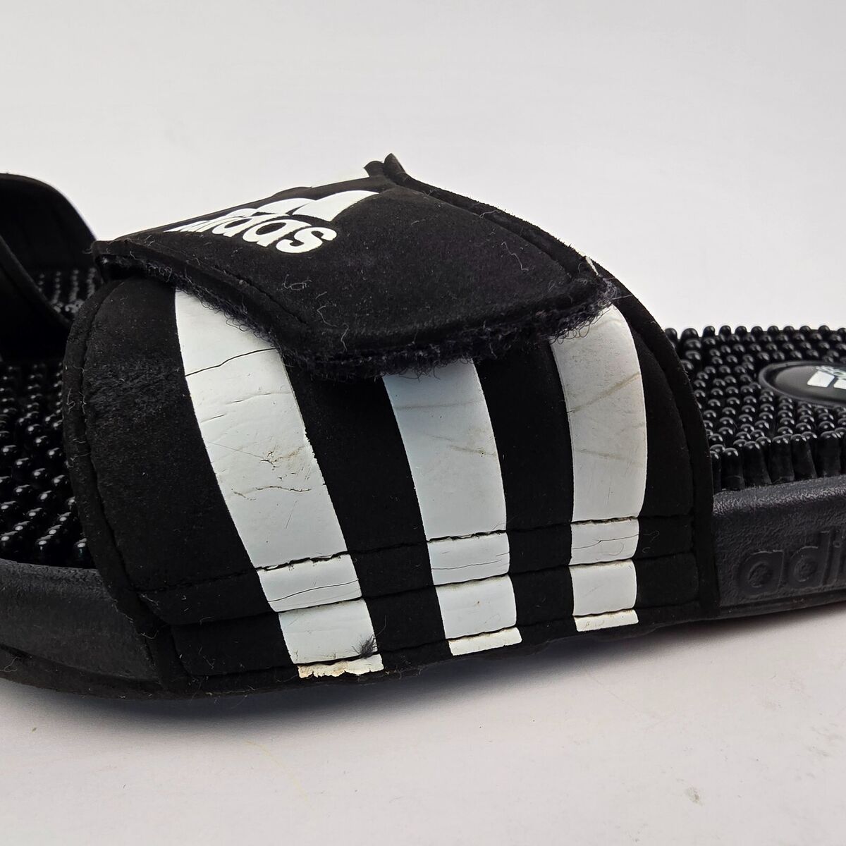 Adidas Slides Adissage Sandals Kids Youth Size 5 Adjustable Adidas Slides Adissage Sandals Kids Youth Size 5 Adjustable