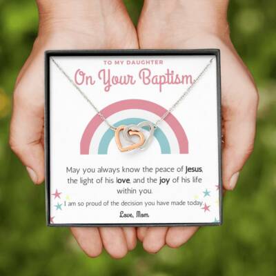 LDS Baptism Gift Girl, Baptism Gift, Baptism Necklace, Baptism Jewelry,  Baptism