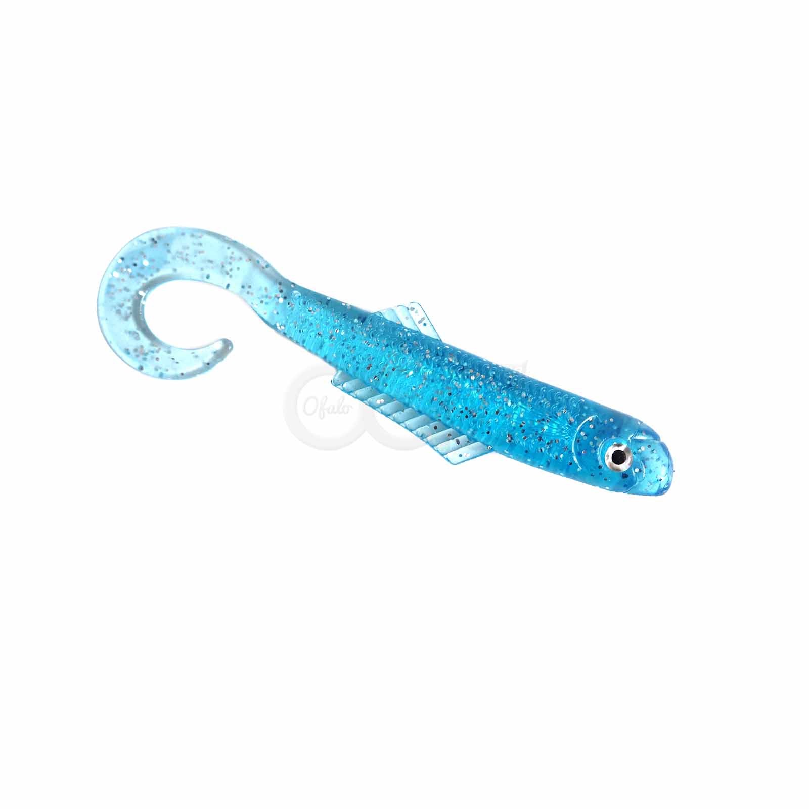 200pcs Random colors 4" Blams Swimbaits minnows Squid Fishing Soft Lure 4in NEW - Image 9