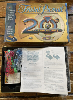 Hasbro Games Trivial Pursuit 20th Anniversary Edition NEW NEVER PLAYED MINT