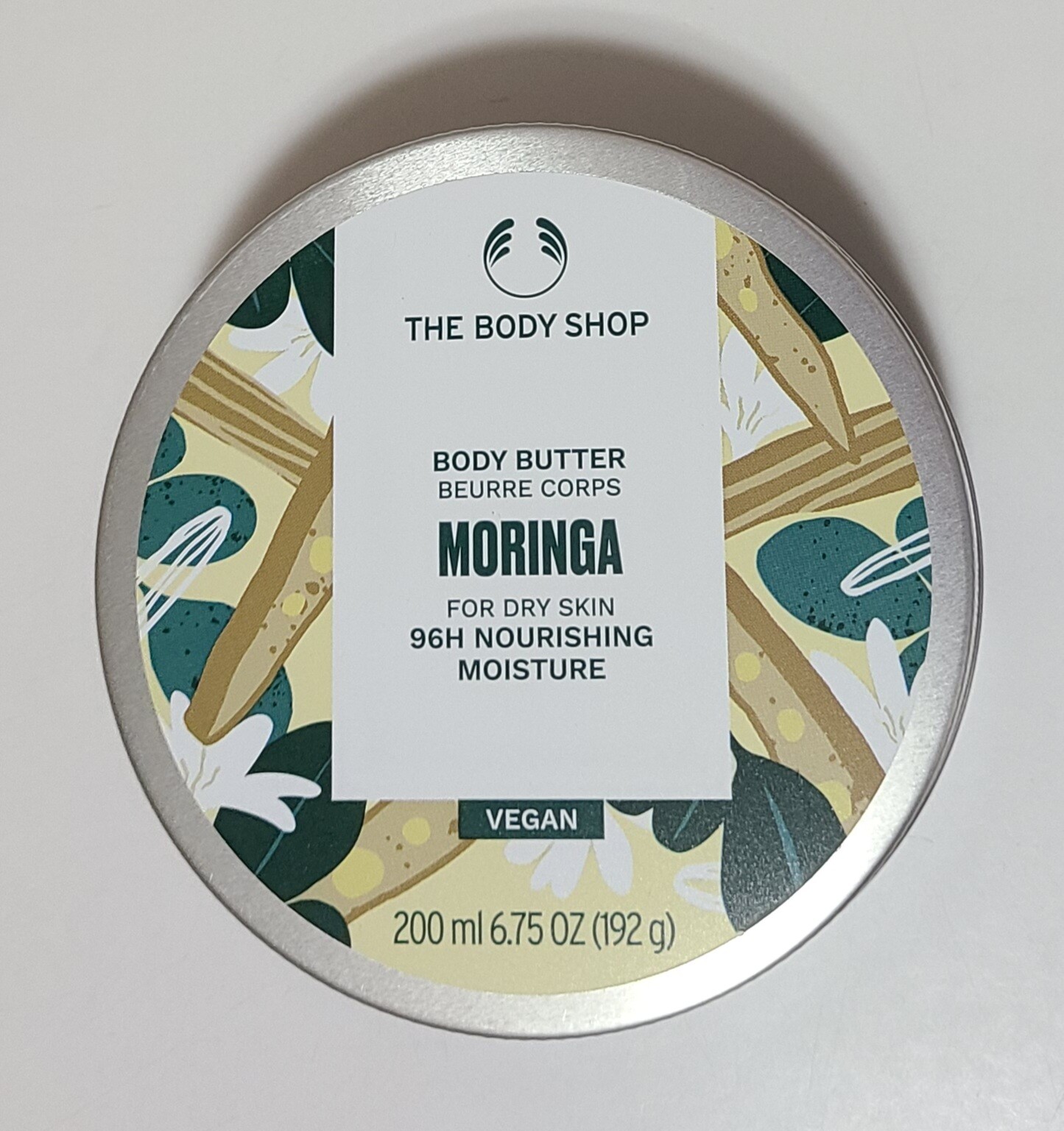 The Body Shop Moringa Body Butter To Dry Skin 6.75oz / 200ml