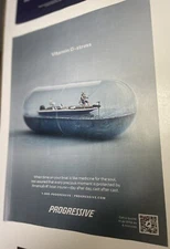 Progressive Boat Insurance  Vitamin D -Stress. / Print Ad Full Page  Ad#24431
