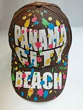 Panama City Beach Tourist BallCap Adult/Teen Hat Used Adjustable Hook/Loop OSFM