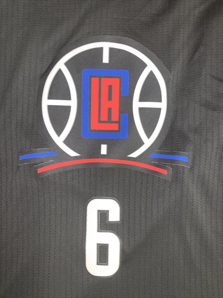New 2016 Deandre Jordan Clippers Mens Large Black Rev 30 Adidas Jersey With Tags - Image 4 of 4