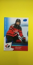 2020 UD Canada Juniors BLUE Exclusives Melodie Daoust #63 PWHL Montreal