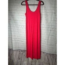 Old Navy Vibrant Pink Sleeveless Maxi Dress Summer Casual Flowy Long Dress M