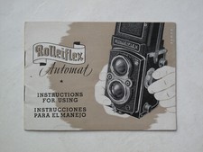 Rolleiflex automat instruction manual, US SELLER "LQQK"