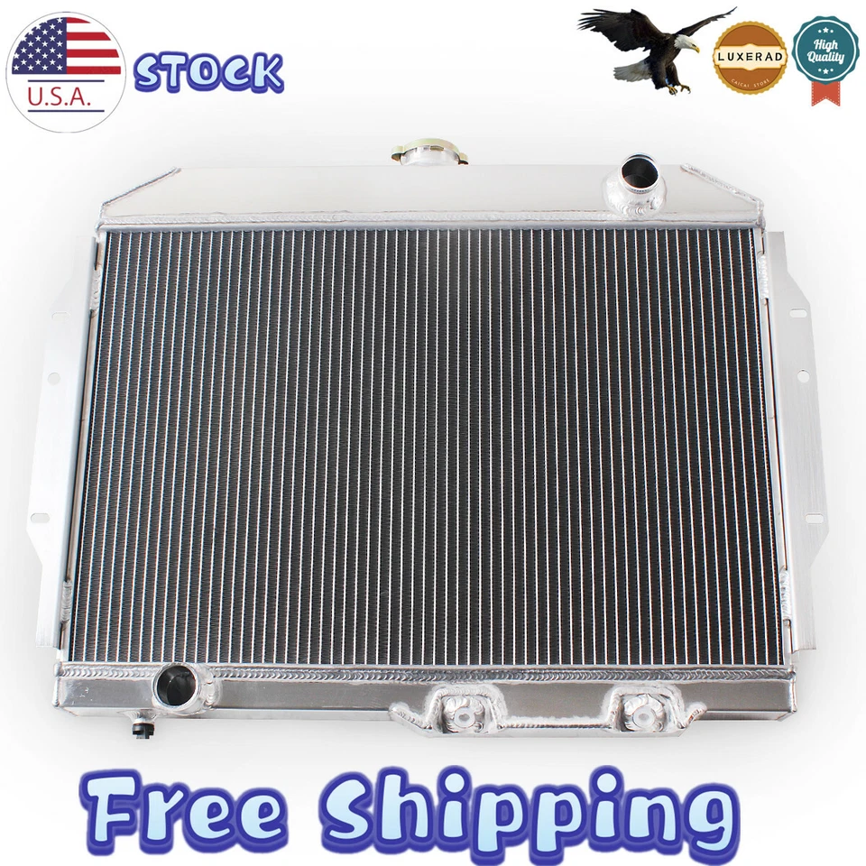Radiador de alumínio 3 linhas para 1970 1971 1972 73 1974 1975 1976 1977 AMC Hornet #a - Imagem 2 de 4