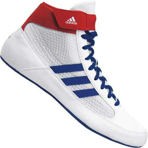 emulsión Canoa Europa Adidas HVC 2, Youth Kids Wrestling Shoes, White/Red/Blue, G25909 NEW! | eBay