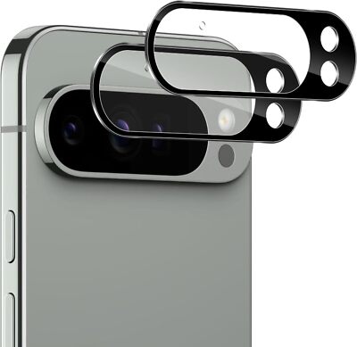 2X 3D Kameraglas für Google Pixel 9 / Pro / XL / Fold Schutz Hartglas 9H