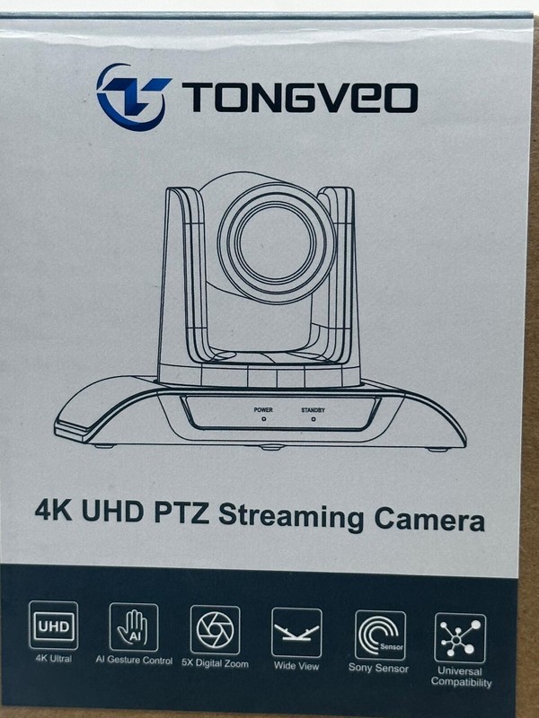 4K Ptz Webcam With Ai-Powered Auto-Tracking, Streaming CameraWith 5X Digital Zoo