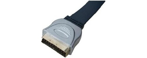 Scart 1M M/M 21 Pin Cavo Scart Scart 21-Pin Blu Nilox 07NXSK01MA202