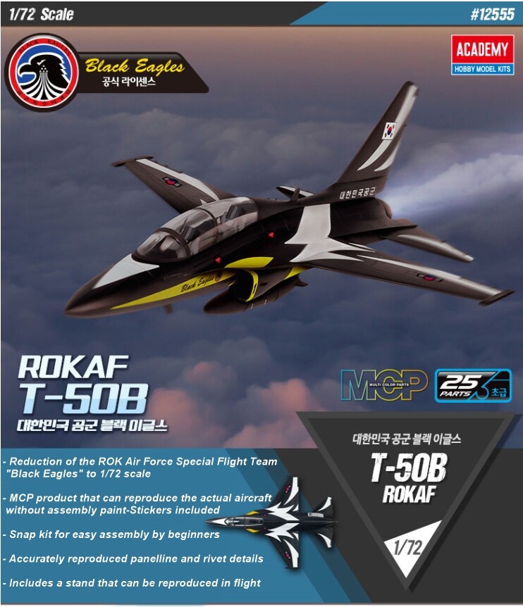 Academy 1/72 ROKAF T-50B 