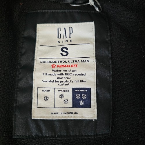 Gap Kids Coldcontrol Ultra Max Primaloft Long Puffer Parka Girls Medium 8 - Picture 2 of 3