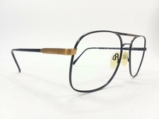 Vintage Altair Aviator Frames Model 220 Gold Electro Plate / Black 62-18-150