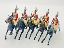Britains -From Set 43 - 2nd Lifeguards - [1901 version] with 1-eared Horses-Rare