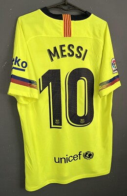 MENS LIONEL MESSI #10 FC BARCELONA 2018/2019 FOOTBALL SOCCER SHIRT
