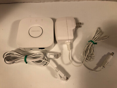 Philips Hue Bridge 3241312018 with Power Supply and Network Cable