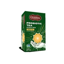 Celestial Seasonings Probiotic Authentic Green Tea (Pack of 2)