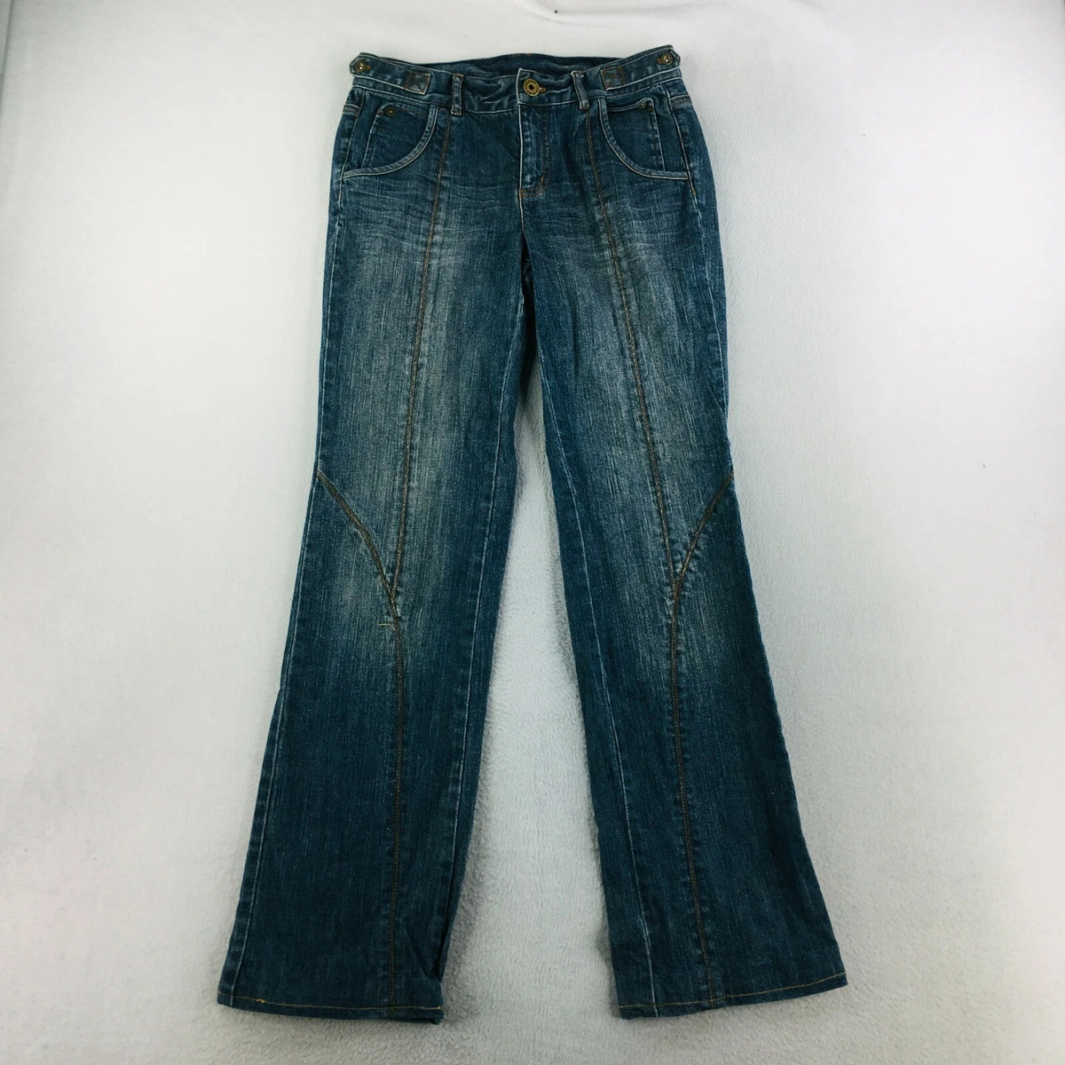 DKNY Sample Jeans Womens 30 Straight Denim Stretch Pants Ladies