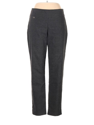Peck \u0026 Peck Women Gray Dress Pants 10 
