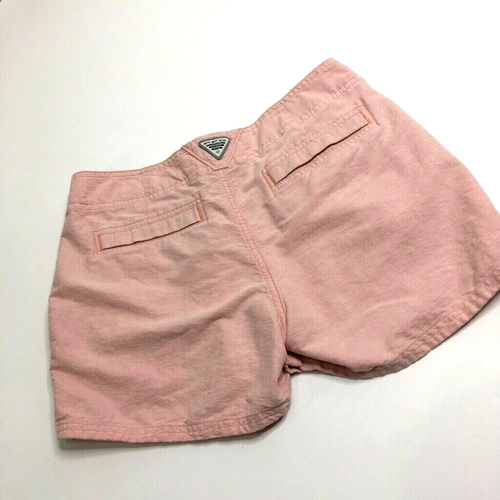 Columbia Performance PFG Damen pink hellkoralle Golf Angeln Shorts Größe 6