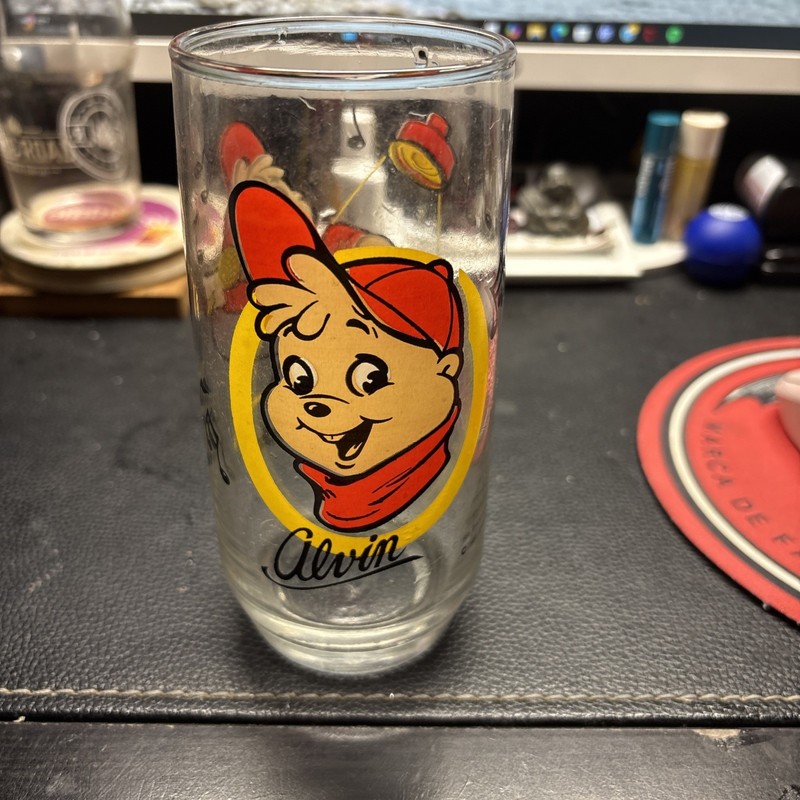 Alvin The Chipmunk Glass