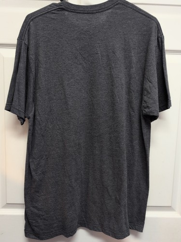 Minions Mens Grey T Shirt Size L Short Sleeve Stretchy - Picture 4 of 4