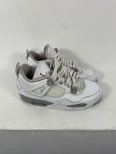 Nike Air Jordan 4 Retro Mid White Oreo Leather Shoes Size: US8 ;EU41 ; UK7 