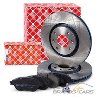 Febi Bremsscheiben Ø283 +BelÄGe Vorne FÜR Citroen C4 Xsara Peugeot 207 307