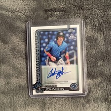 2025 TOPPS PRO DEBUT  CARTER JOHNSON AUTO  MARLINS