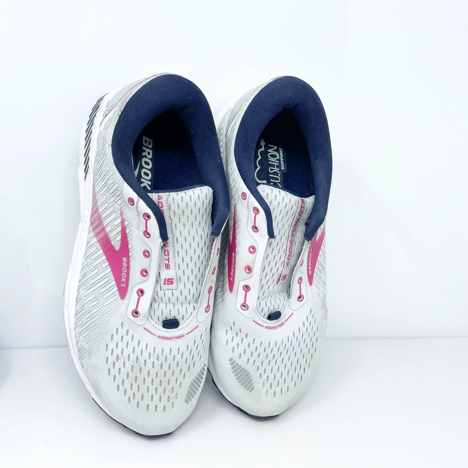 Brooks Mujer Addiction GTS 15 1203522E054 Gris Zapatos para Correr Tenis Talla 9.5 2E Foto 4 de 4