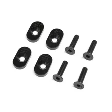 Losi EngineMountInsert & Screws 21T Black4 DBXL 2.0 LOS232139 Gas Car/Truck