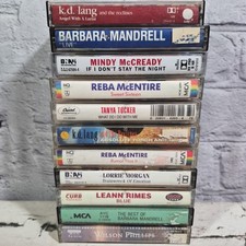 Country Western Music Cassettes Femal Artist Lot Of 11 Reba Mandrell Lang Rimes